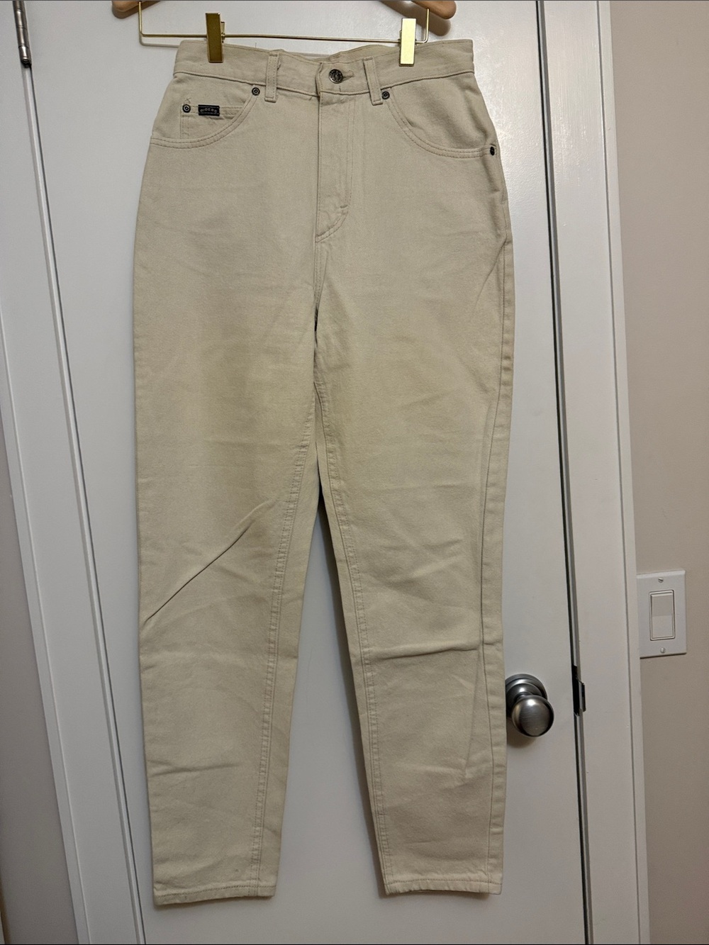 Riders by Lee Cream Straight Leg Jeans vintage size 8 M